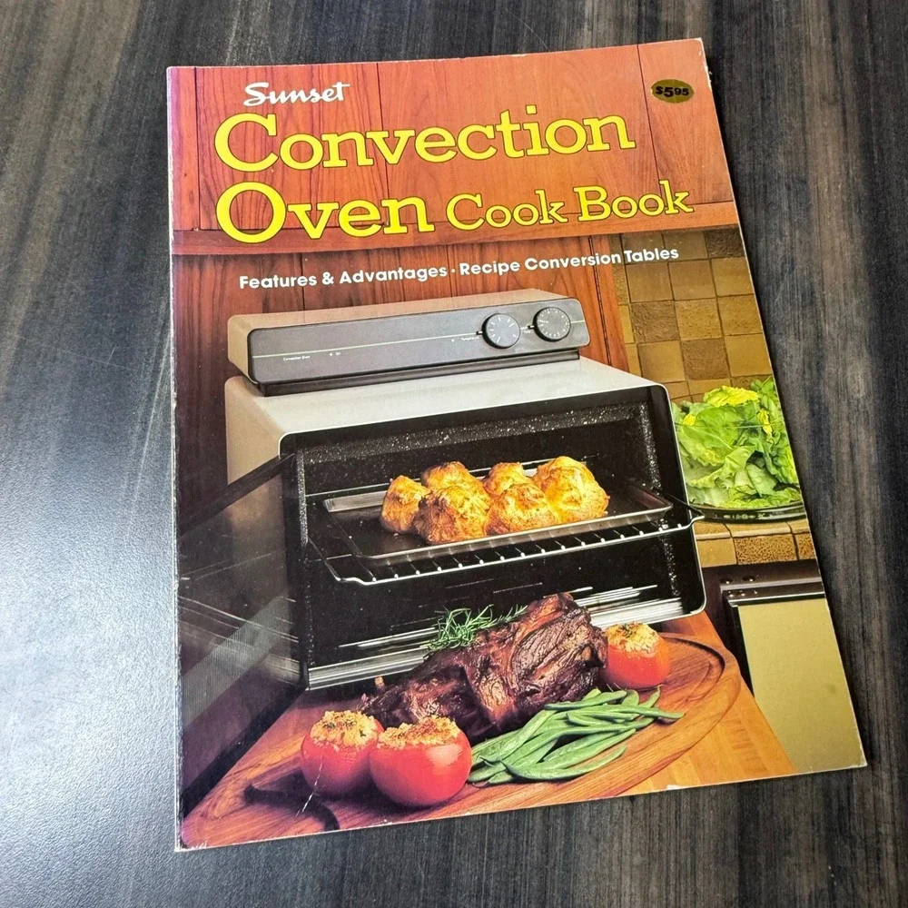 Sunset Convection Oven Cook Book Features Advantages Recipe‎ Conversion 1980